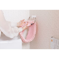 山崎産業 SUSU抗菌ストロングW　くるくるタオル　フェミニンピンク 4903180192557 1箱（2枚入）（直送品）