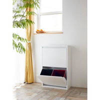 DOTTUS waste basket ウエストバスケット4 2×2段 64L レッド wastebask4/red 1台（取寄品）