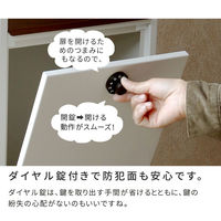 住まいスタイル ジル スタンドポスト 幅360×奥行280×高さ1195mm グレー PST-007GRY 1台（直送品）