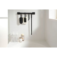 アイリスオーヤマ お風呂掃除 道具 ブラシ マグネット式 5点セット SSE-5BA ブラック 1セット（直送品）