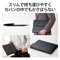 パソコンケース 14インチ MacBook Air/Pro ソフトレザー ブラック BM-IBSVW03BK エレコム 1個