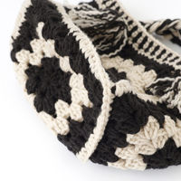 原ウール 編み物キット 5-3 モチーフつなぎの大きめバッグ 10910UV10617 1セット