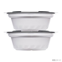 どんぶり容器　VK-820 黒共内嵌合蓋　400枚(50枚×8) 0300820700528　シーピー化成（直送品）