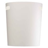 伊勢藤 ゴミ箱 壁掛けダストボックス 9L ホワイト 222585 1個