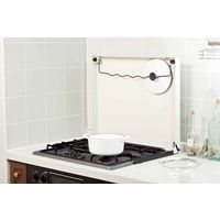 池永鉄工 コンロカバー 60cm用 鍋フタキャッチャー付き ホワイト 334959 1個（直送品）