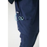 フォーク 7092SC ネイビー×ダークネイビー LL 7092SC-7-LL 1枚　スクラブ（直送品）