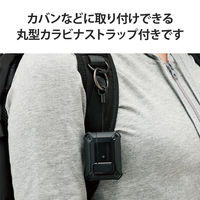 AirPods Pro 第2世代 ケース ハイブリッド フタ開閉ロック機能 ブラック AVA-AP4ZEROLBK エレコム 1個（直送品）