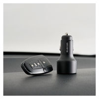 シガーソケット 最大合計出力40W 2ポート USB C ×2 PD 20W ブラック MPA-CCPD09BK エレコム 1個