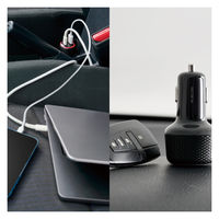 シガーソケット 最大合計出力57W USB C×1 USB A×1 PD45W ブラック MPA-CCPD10BK エレコム 1個