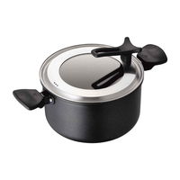 貝印 両手鍋 とっても軽い両手鍋 22cm IH対応 ガラス蓋付き 287643 1個（直送品）