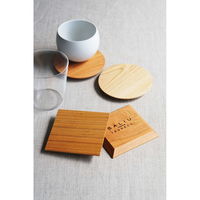 ロロ 茶托 山桜 コースター 食器 天然木 日本製 角 313756 1個（直送品）