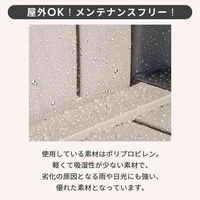 三栄コーポレーション ガーデン2Pソファ　ベンチ　グレー A1-MAIA2PSFGY 1台（直送品）