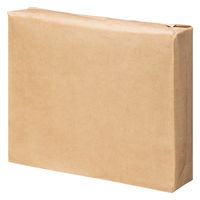 紙緩衝材クッション封筒 312×228mm ネコポス対応サイズ 茶 開封テープなし 1セット（100枚：10枚入×10） スマイル