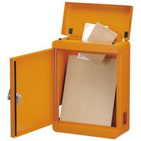 美濃クラフト かもんポスト　ＰＡＳＴ（パスト）右開き　メタリックシルバーＰＳＴーＲーＭＳ 110950 1台（直送品）