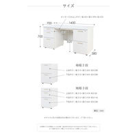 ネットフォース ナッツシリーズ デスクチェアセット 両袖机 チェア 幅1400mm グレー 1セット（直送品）