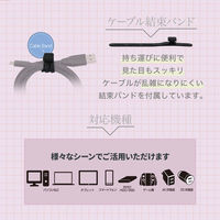 オウルテック 断線に強い USB Type-A to Type-Cケーブル 1.5m ホワイト OWL-CBACA15-WH 1個（直送品）