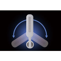 ジェントス 眼の事を考えたファン付デスクライト DK-R114WH 1個