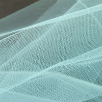 コスモテキスタイル 生地 チュール 15D 無地 約183cm幅×3mカット col.1 ホワイト 1820 AD1820-1-3M（直送品）