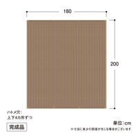 タカショー クールシェード プライム ブラッシュウッド 1.8X3m CLS-30BWP 1枚（直送品）