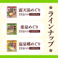 入浴剤 詰め合わせ 温泉の素 薬泉めぐり 4種 （30g×15包）×4箱 （透明・にごりミックス） 粉末 アース製薬