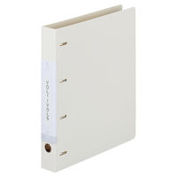 リヒトラブ リクエスト D型リングファイル 4穴 A4タテ 背幅41mm 白 G1270-0 1冊
