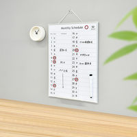 マグエックス アプライマンスリースケジュールボード 月間予定表 300×420mm MAMB-3042W-Y 1枚