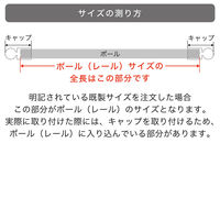 TOSO 装飾カーテンレール〈スクエア・Bキャップ・マイルドグレイン〉S2.0mセット 4975559803043 1セット（直送品）
