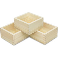 ウメザワ 桧 五合マス 4905033293145 1セット:3個（直送品）