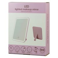 ヤマムラ LEDメイクアップミラーパープル/YBM-1730　1セット（5個入）（直送品）