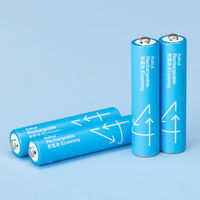 アスクルオリジナル 充電式・ニッケル水素電池 充電池 単4形 550mAh ブルー 1箱（20本入）  オリジナル