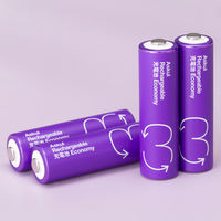 アスクルオリジナル 充電式・ニッケル水素電池 充電池 単3形 950mAh パープル 1箱（20本入）  オリジナル