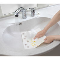 サンコー 吸着壁汚れ防止シート KV-35 1セット(3枚入)