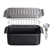 和平フレイズ ポコフリット IH角型揚げ鍋(温度計・アミ付) RB-2701 1セット(4個)