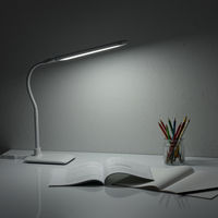 デスクライト LED スタンドライト 調光 2灯 昼光色 830lm SDL13D01WH ヤザワコーポレーション 1台