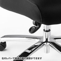 高耐荷重オフィスチェア ブラック SNC-NET23BK 1個（直送品）