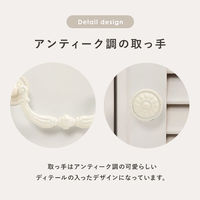 【軒先渡し】萩原 キッチンカウンター 幅720×奥行350×高さ700mm MUD-6249WS 1台（直送品）