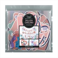 いろは出版 バースデーバルーン ガーランド2 [HAPPY BIRTHDAY] パステル SBG2-03 1セット（直送品）