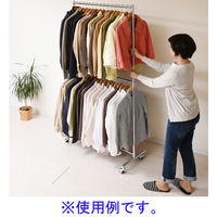 YAMAZEN 移動できるハンガー2段 YIH-2S(CH) 1台