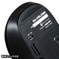 サンワサプライ ワイヤレスブルーLEDマウス MA-WBL50BK 1個（直送品）