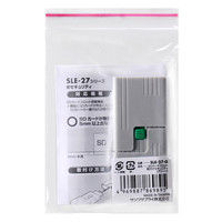 【処分品】サンワサプライ SDカードスロット取付けセキュリティ（eセキュリティ・グリーン） SLE-27-G 1セット（直送品）
