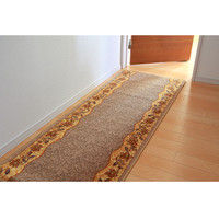 イケヒコ 廊下敷 ナイロン100% 『リーガ』 ベージュ 約80×120cm 滑りにくい加工 1枚（直送品）