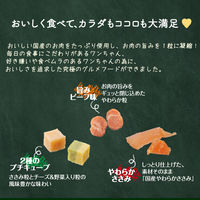 ビタワン君のWソフト 成犬用 ビーフ味やわらかささみ添え 国産 200g（50g×4袋）1袋 ドッグフード セミモイスト