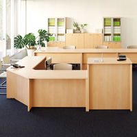 ARAN WORLD EIDOS エイドス ローカウンター ライトオーク 幅1000×奥行700×高さ700mm 1台（2梱包）