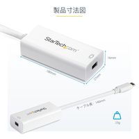 Startech.com USB-C - Mini DP変換アダプタ 4K/60Hz USB CDP2MDP 1個