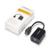 HDMI-VGA (RGB)変換アダプタ (オーディオ対応)　HD2VGAA2　1個　StarTech.com