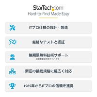 Startech.com 2ポートMSTハブ DisplayPort - 2x Displa MSTDP122DP 1個