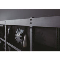 オカムラ BRIO ブリオ 本体セット 天地4段 ホワイトフレーム スチール棚 ネオホワイト 幅930×奥行450×高さ1100mm 6011745 （取寄品）