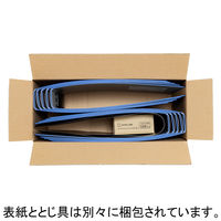 キングファイル スーパードッチ＜脱・着＞α A3ヨコ とじ厚50mm 青 キングジム 4405E-10アオ 1箱（10冊入）  オリジナル
