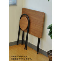 エイ・アイ・エス ワンタッチテーブル（大） ナチュラル 幅730×奥行520×高さ715mm OT-200 NA 1台（直送品）