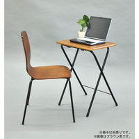 エイ・アイ・エス ワンタッチテーブル（中） ナチュラル 幅500×奥行400×高さ700mm OT-400 NA 1台（直送品）